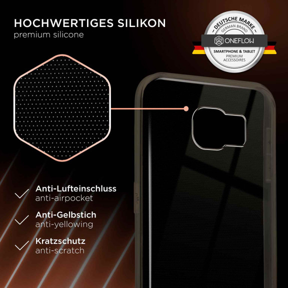 ONEFLOW Clear Case Samsung Galaxy S6 Silikonhülle transparent – Weiteres Produktbild 4