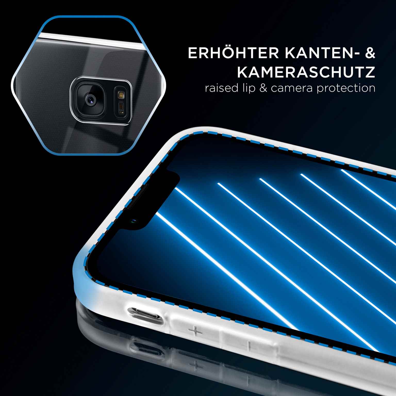 ONEFLOW Clear Case Samsung Galaxy S7 Edge Silikonhülle transparent – Weiteres Produktbild 3 ONEFLOW Clear Case Samsung Galaxy S7 Edge Silikonhülle transparent – Weiteres Produktbild 3