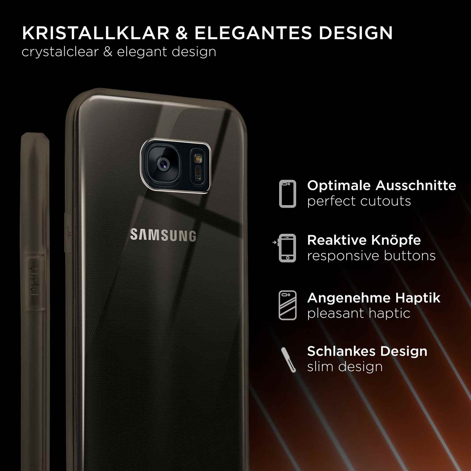 ONEFLOW Clear Case Samsung Galaxy S7 Silikonhülle transparent – Weiteres Produktbild 2 ONEFLOW Clear Case Samsung Galaxy S7 Silikonhülle transparent – Weiteres Produktbild 2