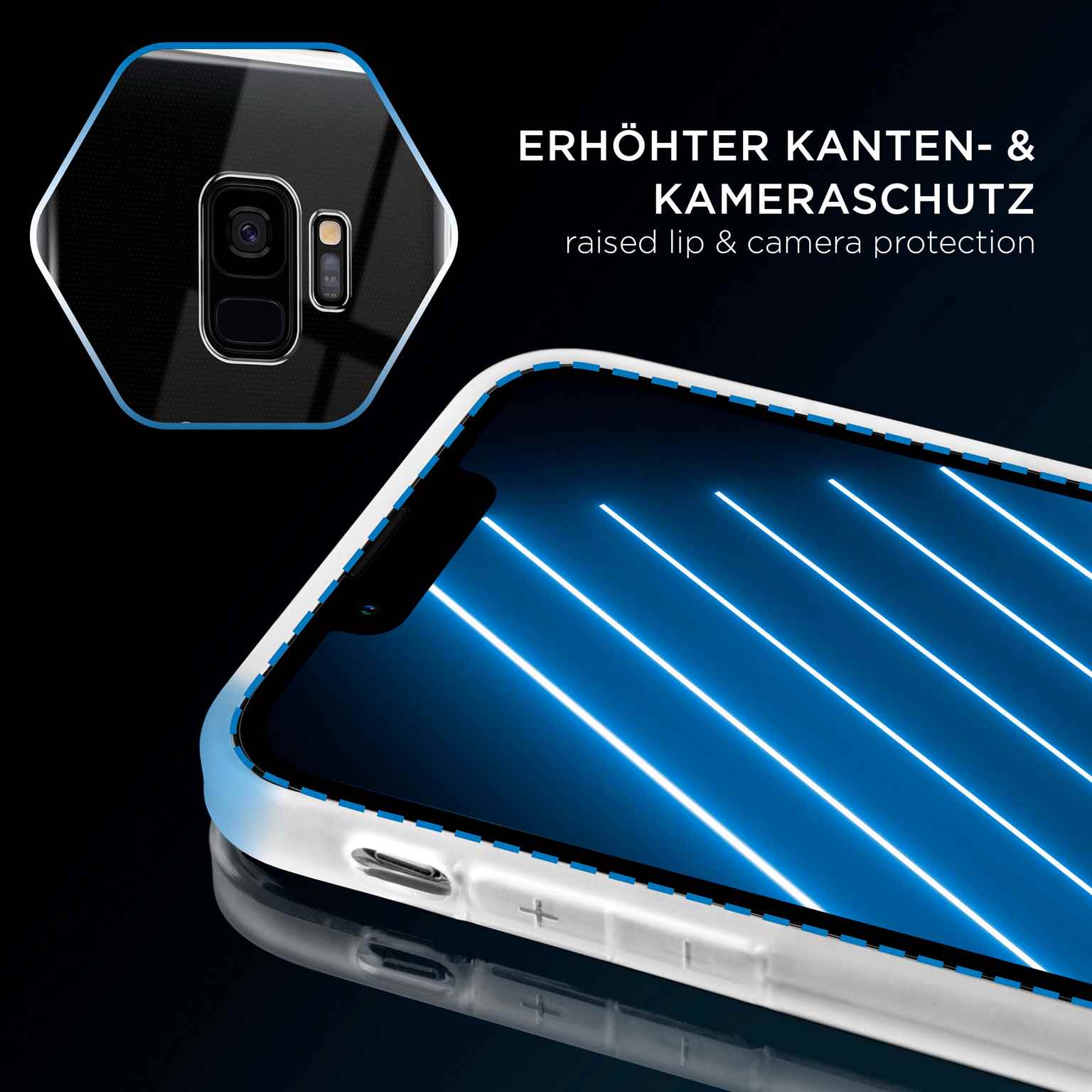 ONEFLOW Clear Case Samsung Galaxy S9 Silikonhülle transparent – Weiteres Produktbild 3 ONEFLOW Clear Case Samsung Galaxy S9 Silikonhülle transparent – Weiteres Produktbild 3