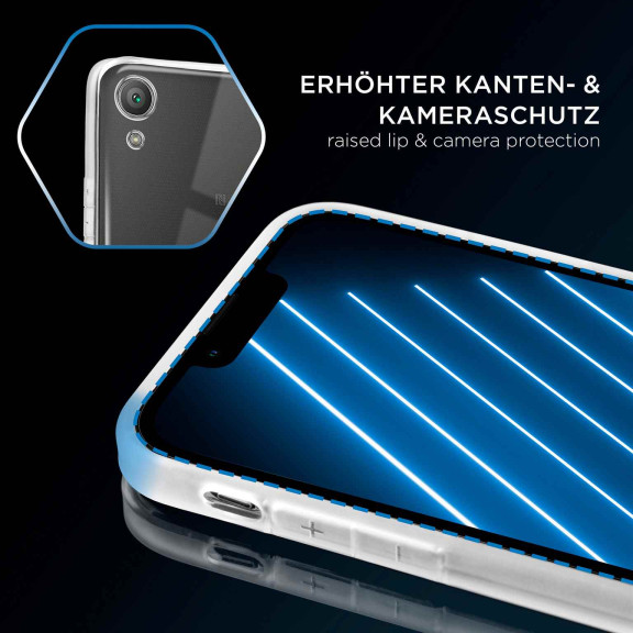 ONEFLOW Clear Case Sony Xperia XA1 Silikonhülle transparent – Weiteres Produktbild 3