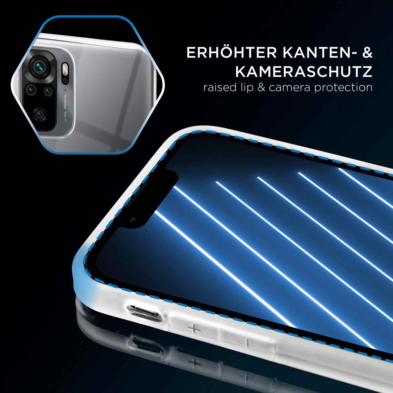 ONEFLOW Clear Case Redmi Note 10S Silikonhülle transparent – Weiteres Produktbild 3 ONEFLOW Clear Case Redmi Note 10S Silikonhülle transparent – Weiteres Produktbild 3