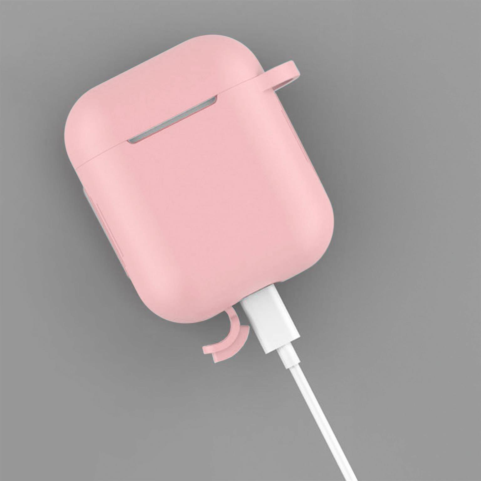 moex Clip Case AirPods 1 Silikonhülle mit Karabiner – Weiteres Produktbild 2