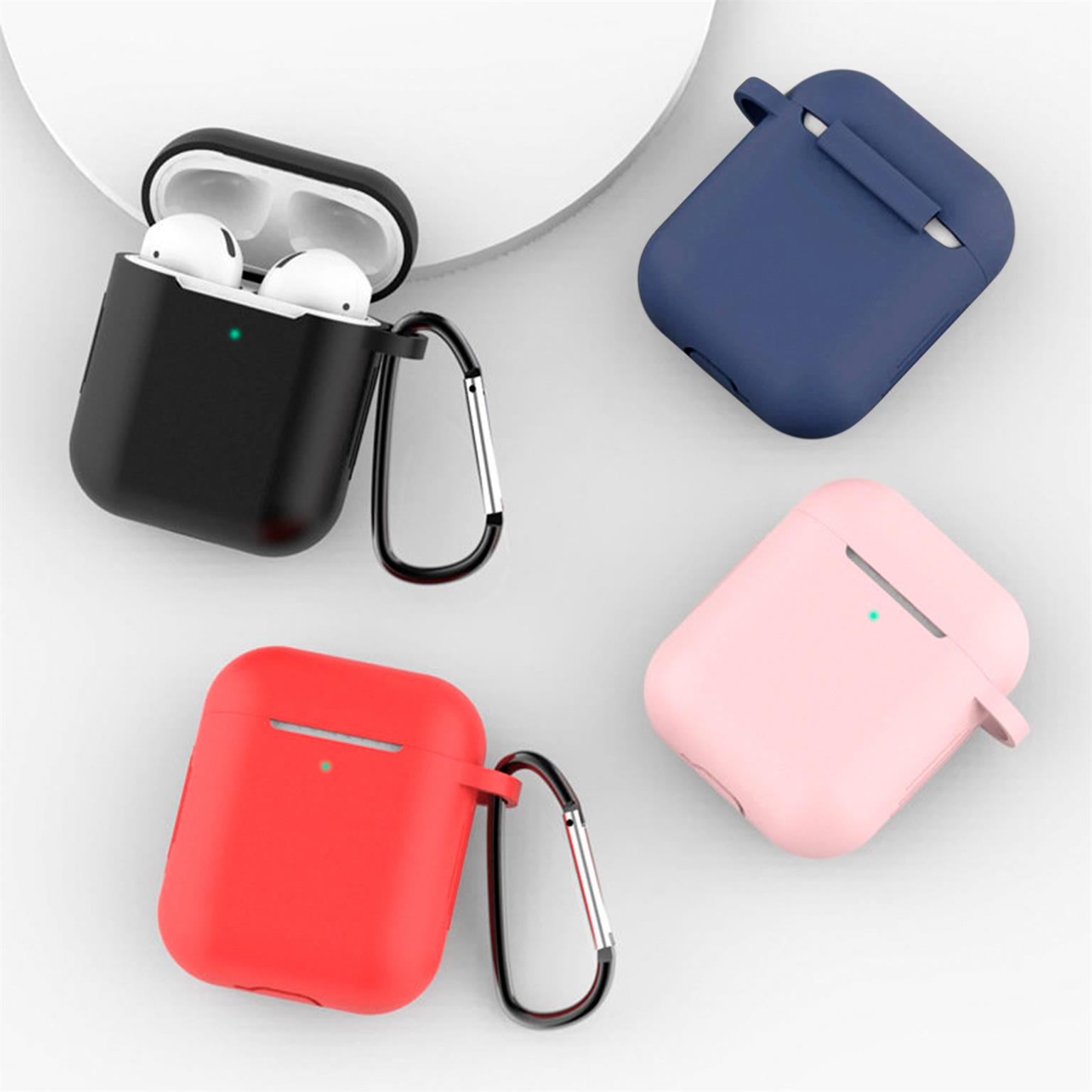 moex Clip Case AirPods 1 Silikonhülle mit Karabiner – Weiteres Produktbild 3