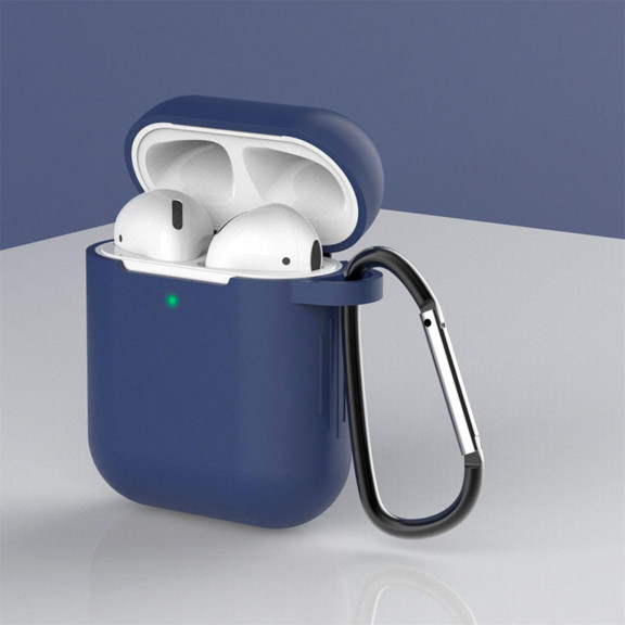 moex Clip Case AirPods 2 Silikonhülle mit Karabiner – Weiteres Produktbild 2