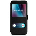 moex Comfort Case für Huawei Honor 10 Lite – Klapphülle mit Fenster, ultra dünnes Flip Case – Produktbild 1