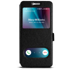 moex Comfort Case für Huawei P10 – Klapphülle mit Fenster, ultra dünnes Flip Case – Weiteres Produktbild 1