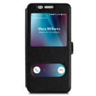 moex Comfort Case für Samsung Galaxy A3 (2016) – Klapphülle mit Fenster, ultra dünnes Flip Case – Weiteres Produktbild 1