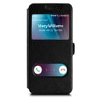 moex Comfort Case für Samsung Galaxy J3 (2016) – Klapphülle mit Fenster, ultra dünnes Flip Case – Weiteres Produktbild 1