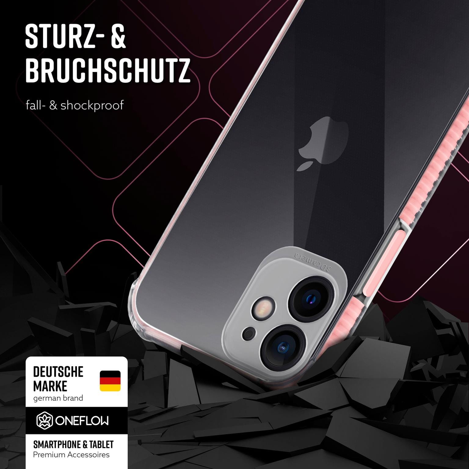 ONEFLOW Cushion Case iPhone 12 mini Bumper Hülle – Weiteres Produktbild 3 ONEFLOW Cushion Case iPhone 12 mini Bumper Hülle – Weiteres Produktbild 3