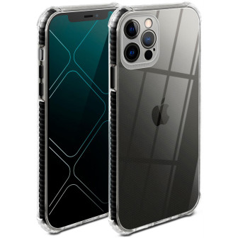 ONEFLOW Cushion Case iPhone 12 Pro Max Bumper Hülle – Schwarz