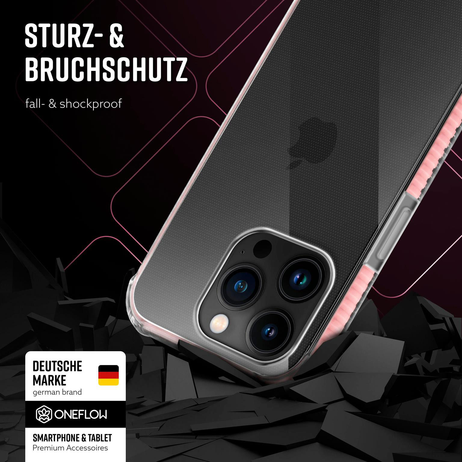 ONEFLOW Cushion Case iPhone 14 Pro Max Bumper Hülle – Weiteres Produktbild 3