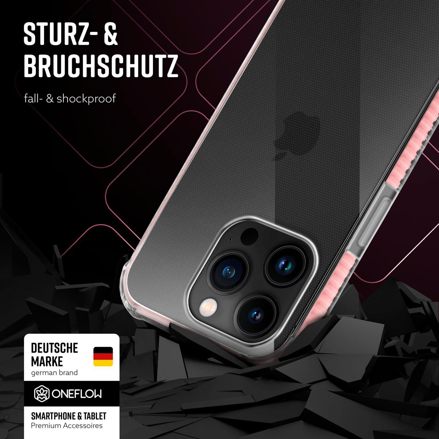 ONEFLOW Cushion Case iPhone 14 Pro Max Bumper Hülle – Weiteres Produktbild 3 ONEFLOW Cushion Case iPhone 14 Pro Max Bumper Hülle – Weiteres Produktbild 3