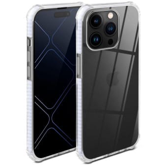 ONEFLOW Cushion Case iPhone 14 Pro Bumper Hülle – Weiss ONEFLOW Cushion Case iPhone 14 Pro Bumper Hülle – Weiss