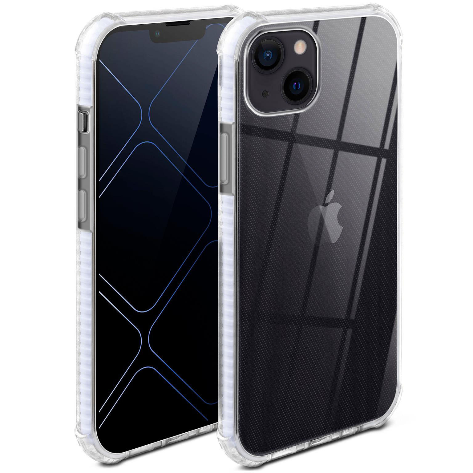 ONEFLOW Cushion Case iPhone 14 Bumper Hülle – Weiss