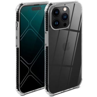 ONEFLOW Cushion Case iPhone 15 Pro Max Bumper Hülle – Schwarz ONEFLOW Cushion Case iPhone 15 Pro Max Bumper Hülle – Schwarz