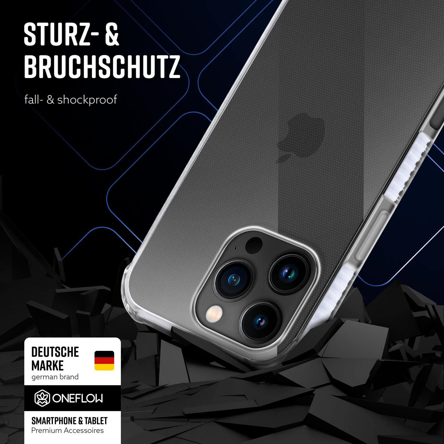 ONEFLOW Cushion Case iPhone 16 Pro Max Bumper Hülle – Weiteres Produktbild 3 ONEFLOW Cushion Case iPhone 16 Pro Max Bumper Hülle – Weiteres Produktbild 3