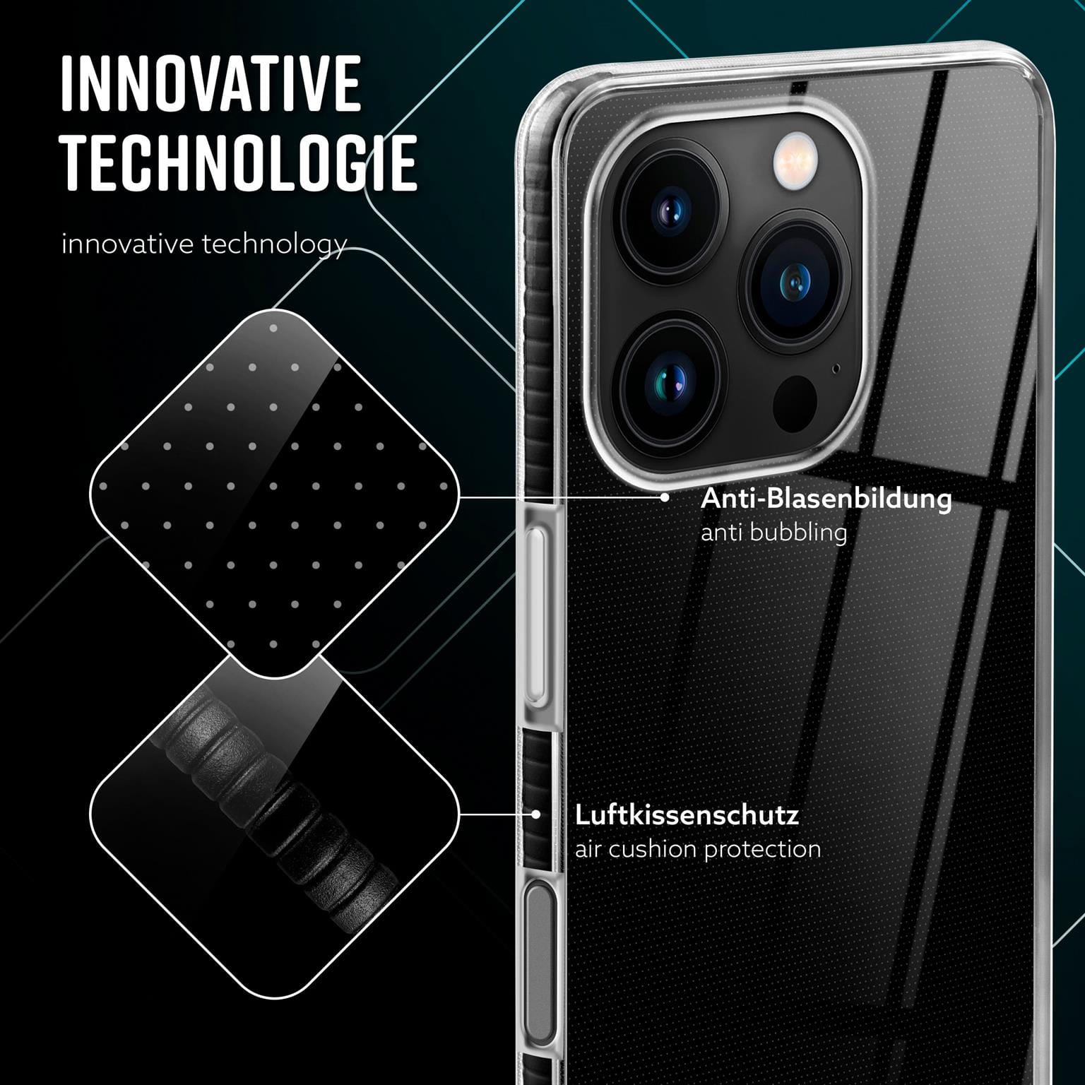 ONEFLOW Cushion Case iPhone 16 Pro Bumper Hülle – Weiteres Produktbild 5 ONEFLOW Cushion Case iPhone 16 Pro Bumper Hülle – Weiteres Produktbild 5