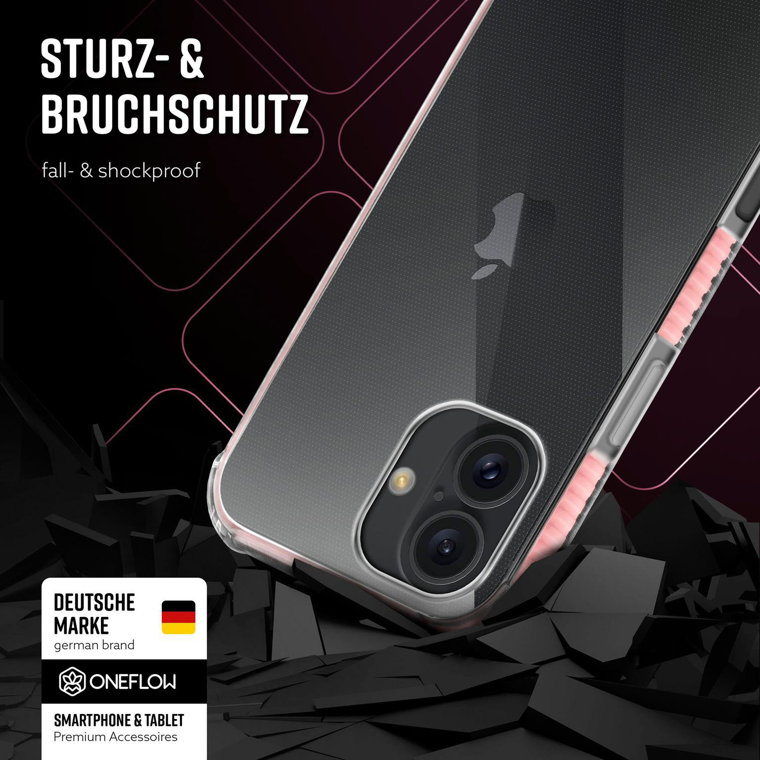 ONEFLOW Cushion Case iPhone 16 Bumper Hülle – Weiteres Produktbild 3 ONEFLOW Cushion Case iPhone 16 Bumper Hülle – Weiteres Produktbild 3