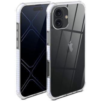 ONEFLOW Cushion Case iPhone 16 Bumper Hülle – Weiss ONEFLOW Cushion Case iPhone 16 Bumper Hülle – Weiss