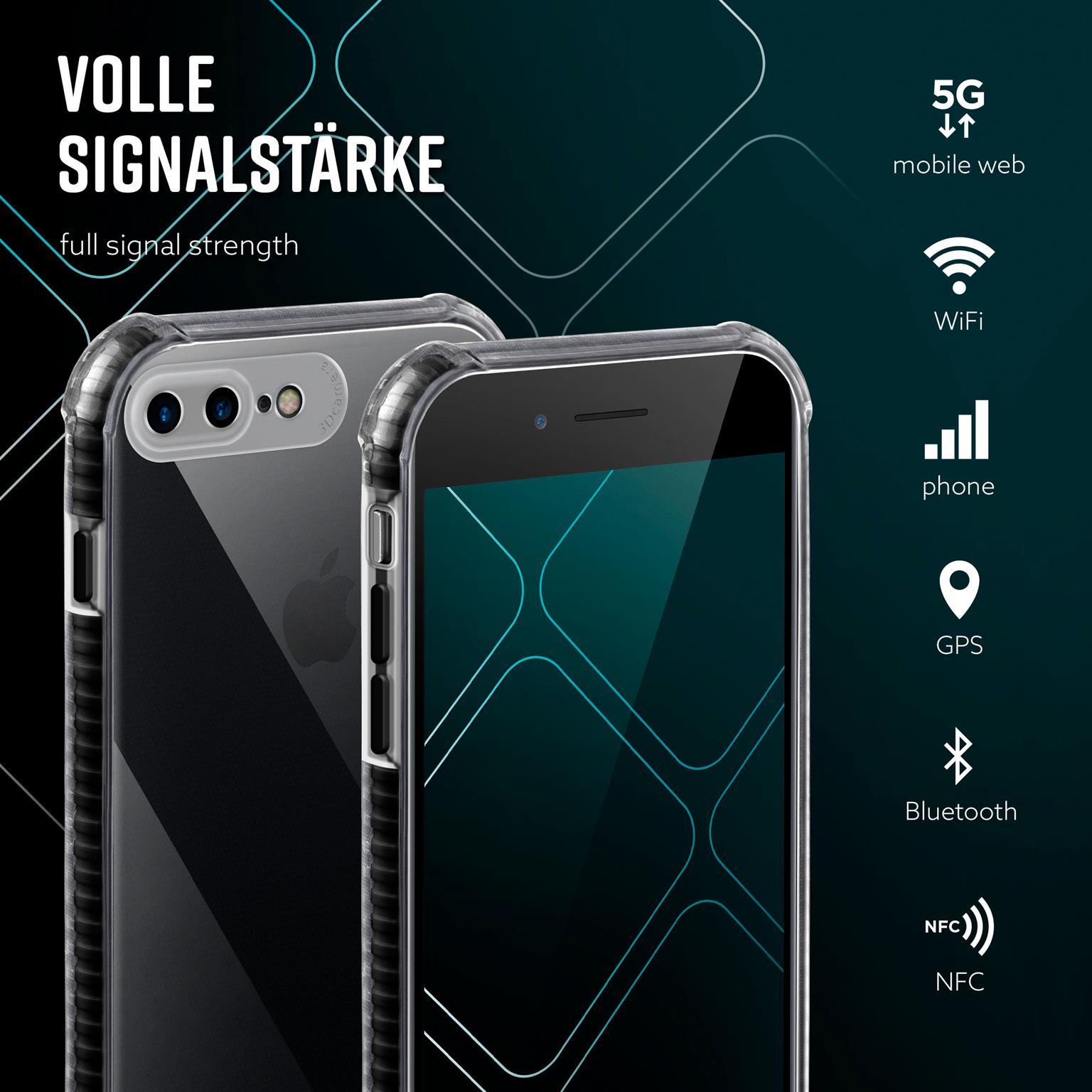 ONEFLOW Cushion Case iPhone 8 Plus Bumper Hülle – Weiteres Produktbild 4