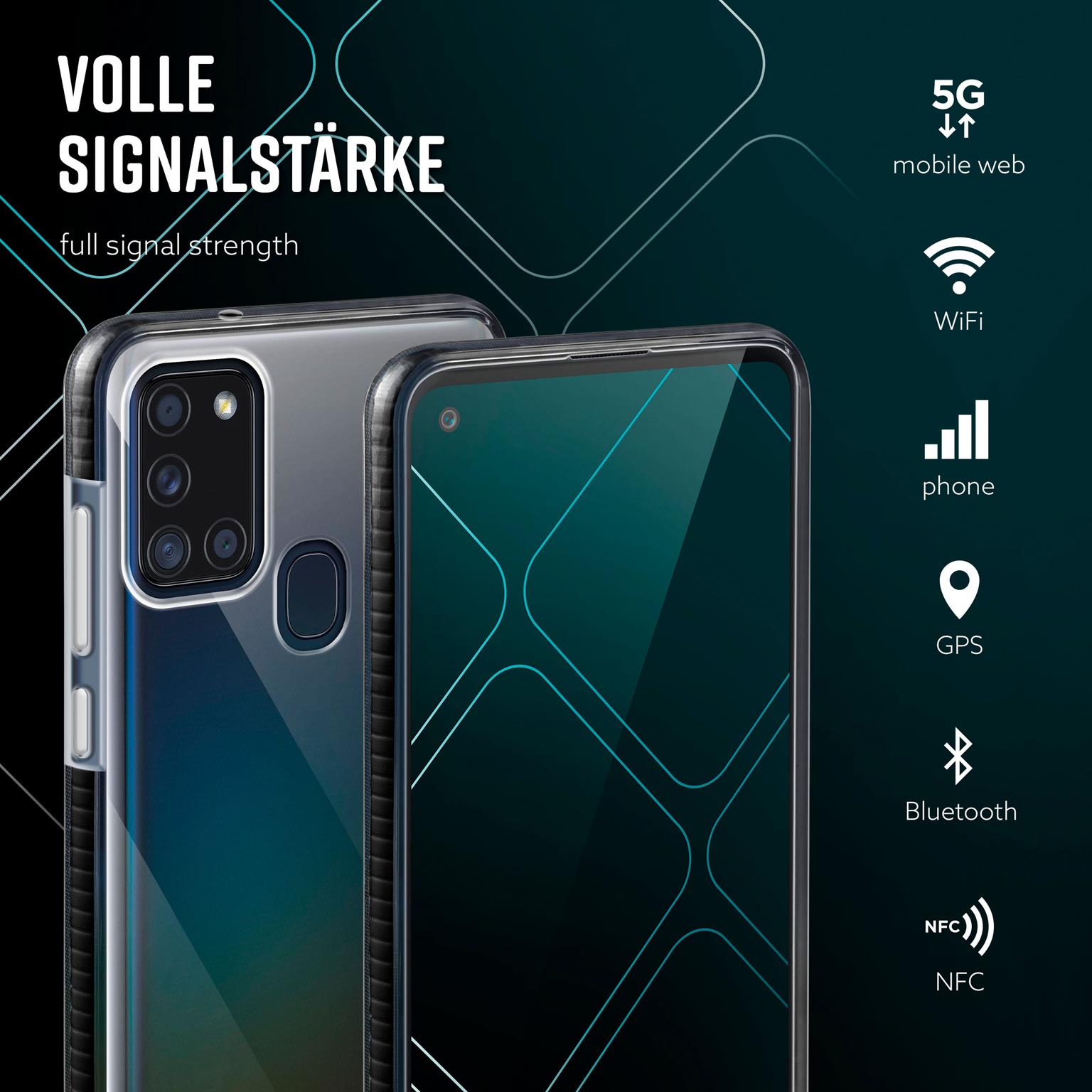 ONEFLOW Cushion Case Samsung Galaxy A21s Bumper Hülle – Weiteres Produktbild 4 ONEFLOW Cushion Case Samsung Galaxy A21s Bumper Hülle – Weiteres Produktbild 4