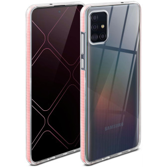 ONEFLOW Cushion Case Samsung Galaxy A51 Bumper Hülle – Rosa ONEFLOW Cushion Case Samsung Galaxy A51 Bumper Hülle – Rosa