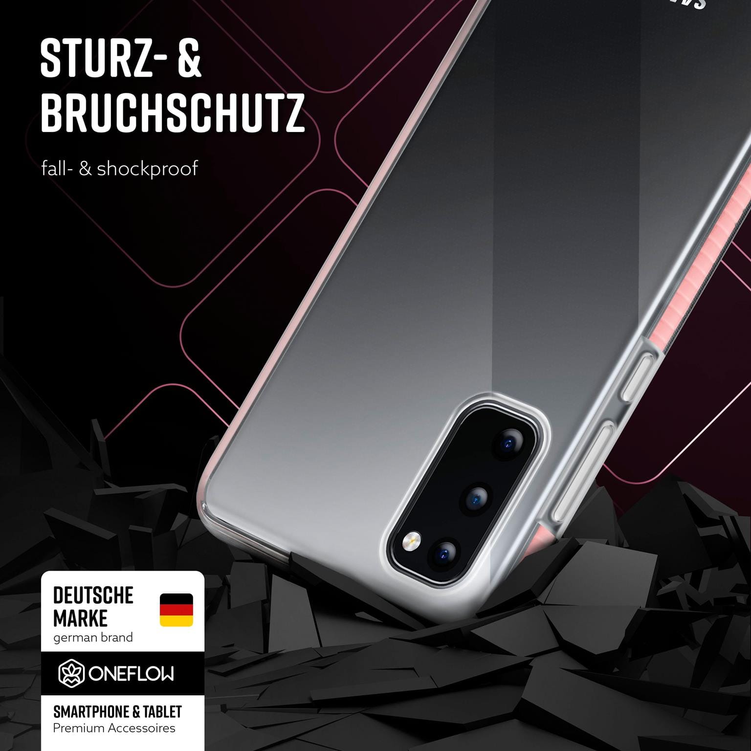 ONEFLOW Cushion Case Samsung Galaxy S20 5G Bumper Hülle – Weiteres Produktbild 3 ONEFLOW Cushion Case Samsung Galaxy S20 5G Bumper Hülle – Weiteres Produktbild 3