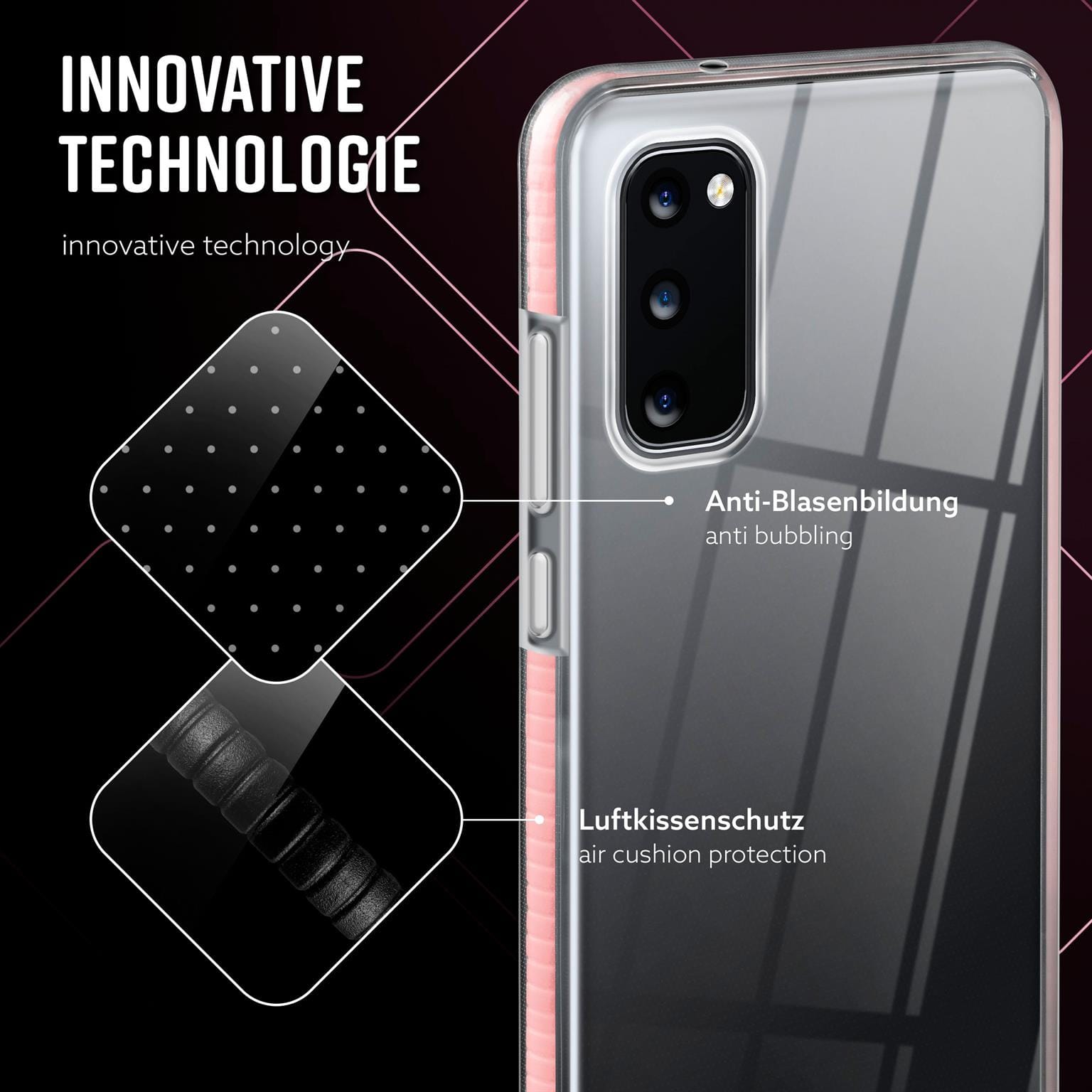 ONEFLOW Cushion Case Samsung Galaxy S20 5G Bumper Hülle – Weiteres Produktbild 5 ONEFLOW Cushion Case Samsung Galaxy S20 5G Bumper Hülle – Weiteres Produktbild 5