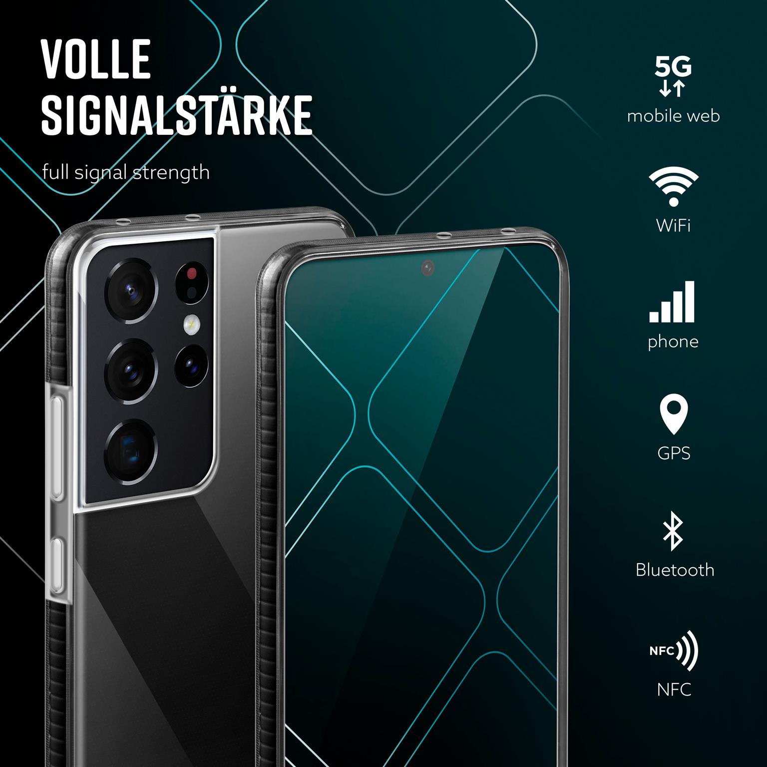 ONEFLOW Cushion Case Samsung Galaxy S21 Ultra Bumper Hülle – Weiteres Produktbild 4 ONEFLOW Cushion Case Samsung Galaxy S21 Ultra Bumper Hülle – Weiteres Produktbild 4