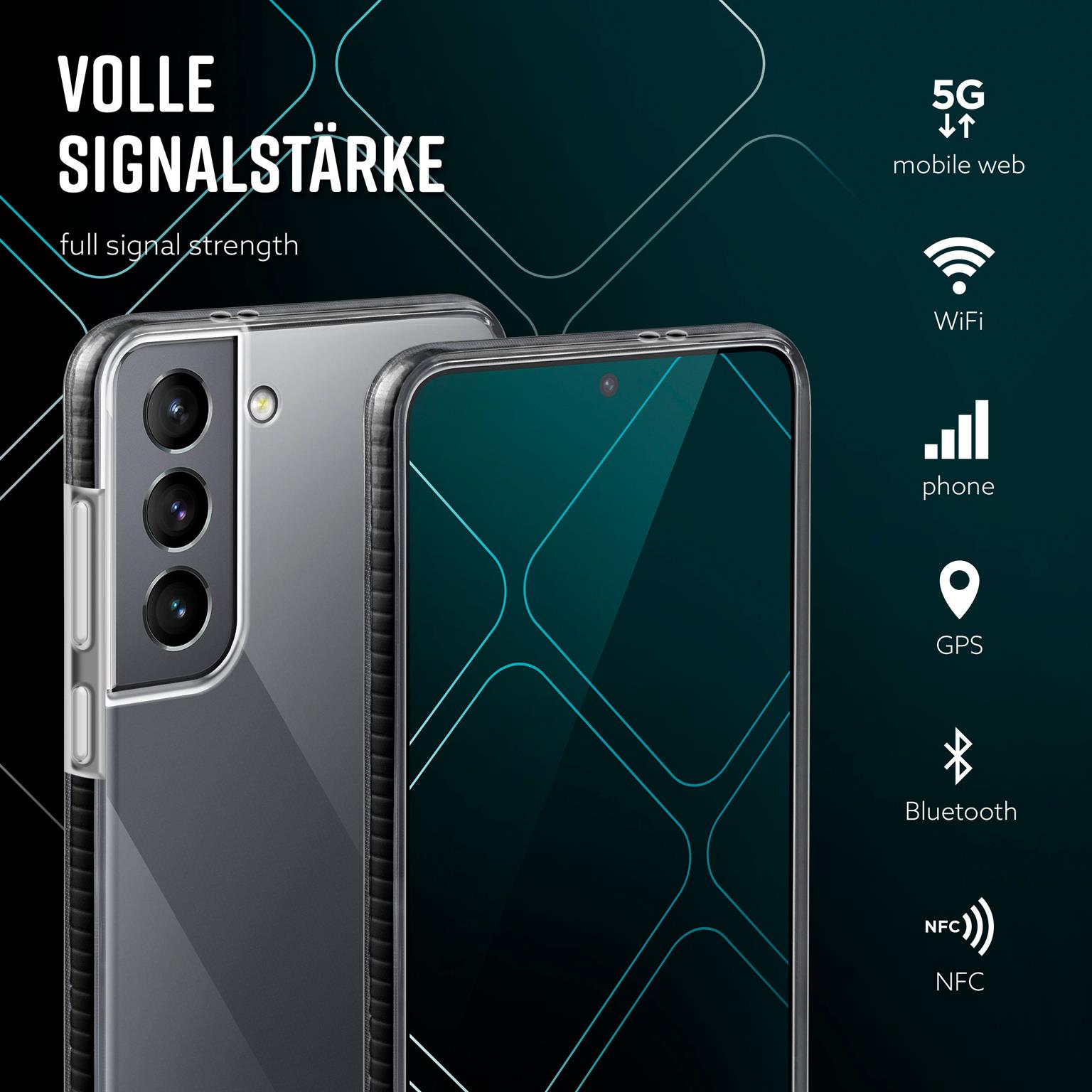 ONEFLOW Cushion Case Samsung Galaxy S21 Bumper Hülle – Weiteres Produktbild 4