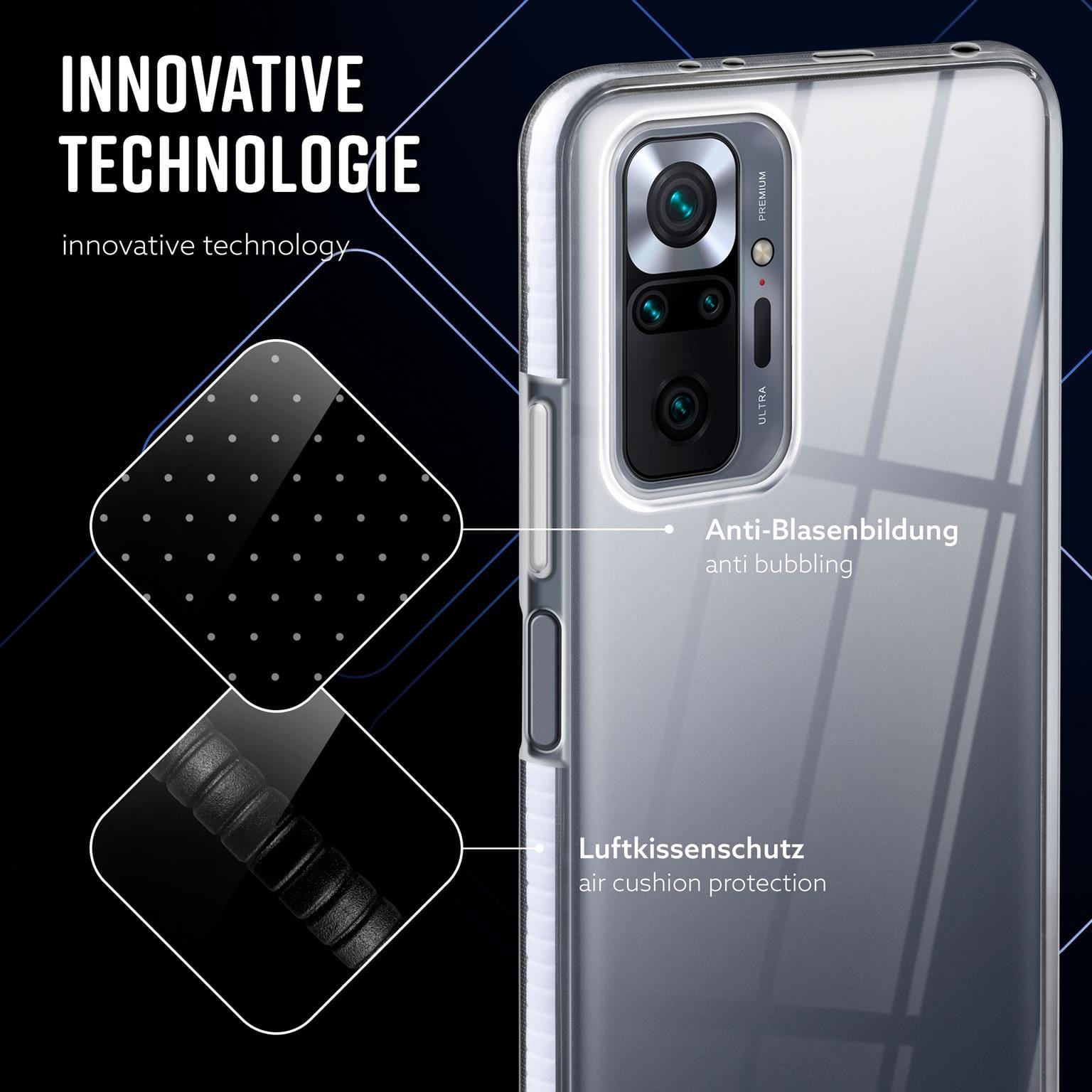 ONEFLOW Cushion Case Redmi Note 10 Pro Bumper Hülle – Weiteres Produktbild 5 ONEFLOW Cushion Case Redmi Note 10 Pro Bumper Hülle – Weiteres Produktbild 5