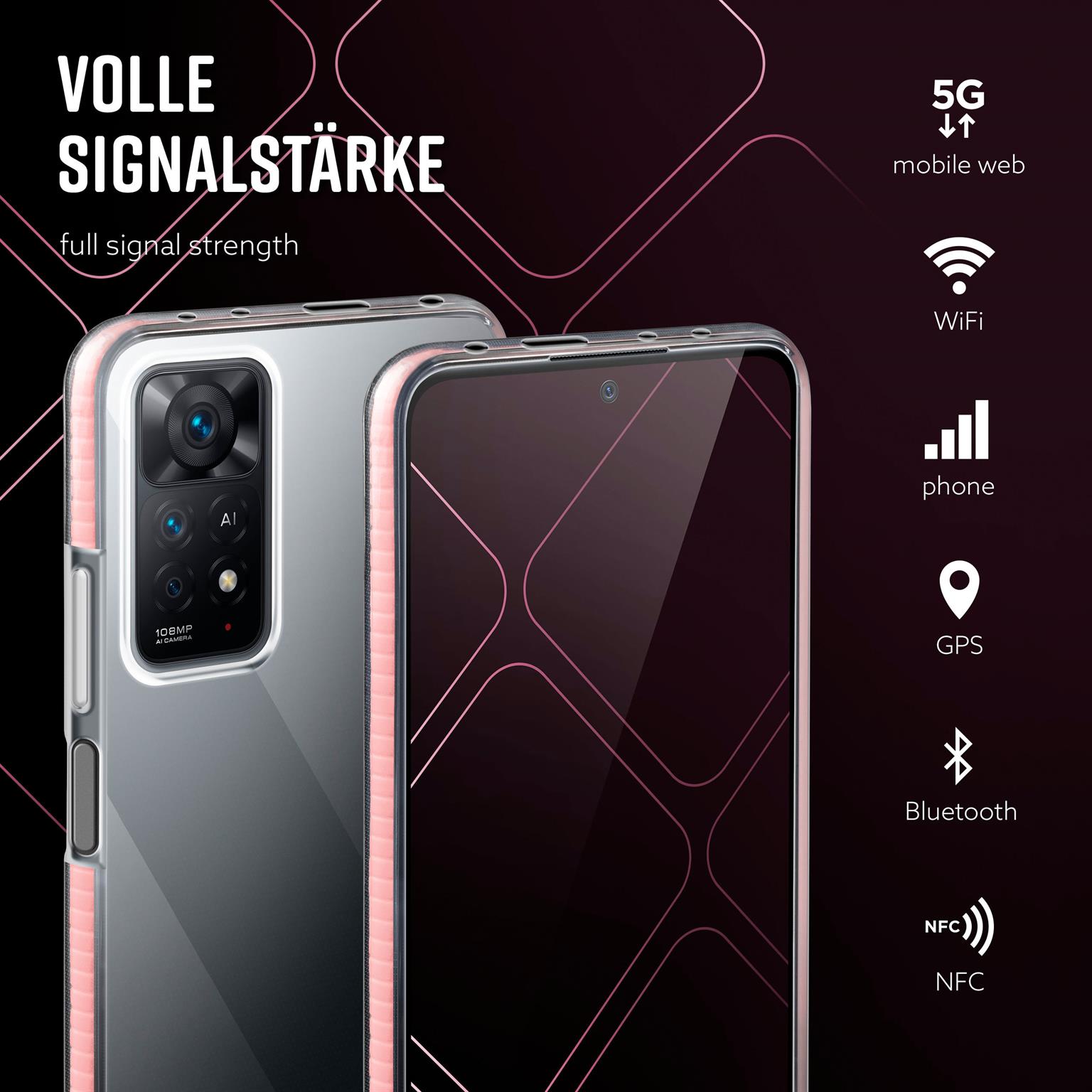 ONEFLOW Cushion Case Redmi Note 11 Pro Bumper Hülle – Weiteres Produktbild 3