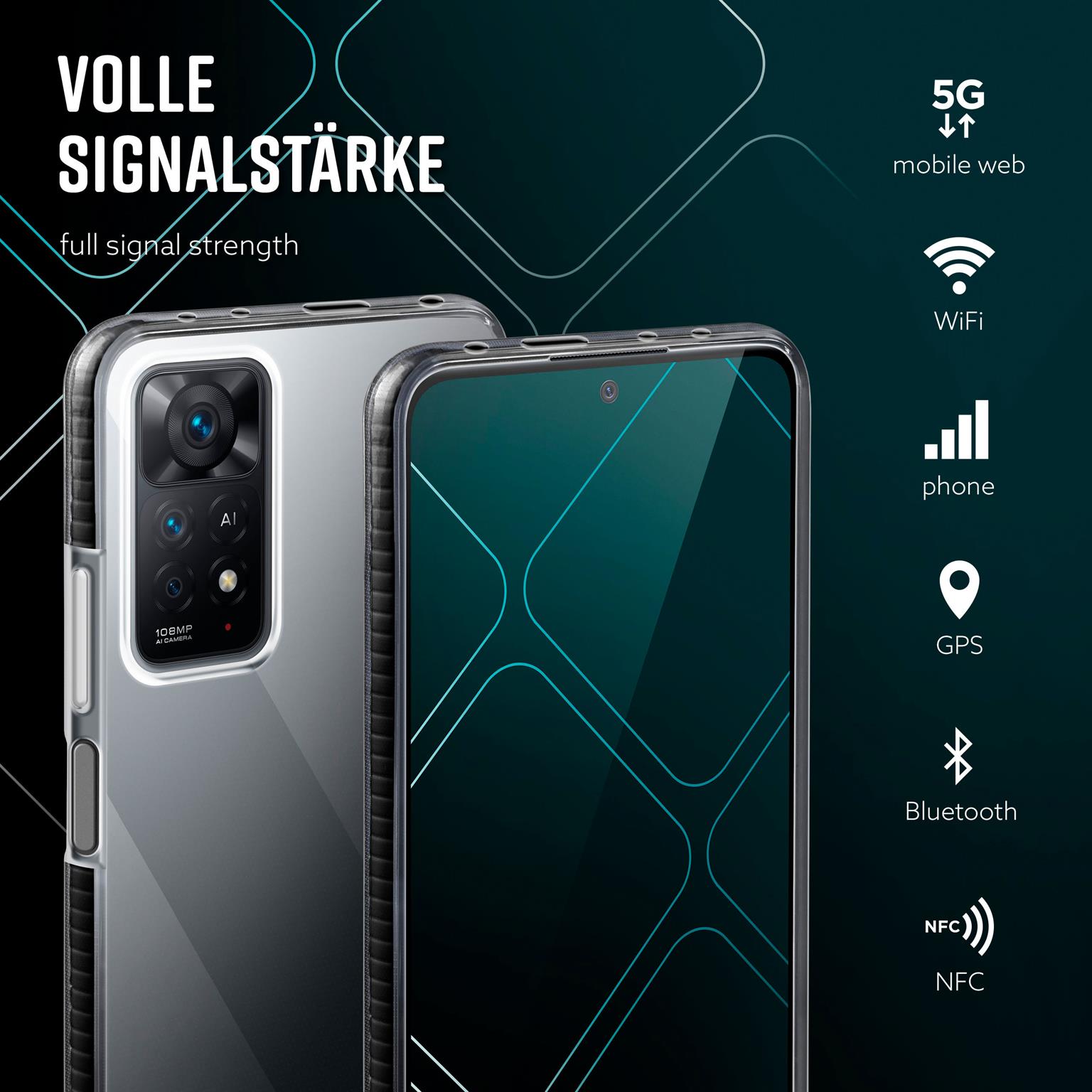 ONEFLOW Cushion Case Redmi Note 11 Pro Bumper Hülle – Weiteres Produktbild 3