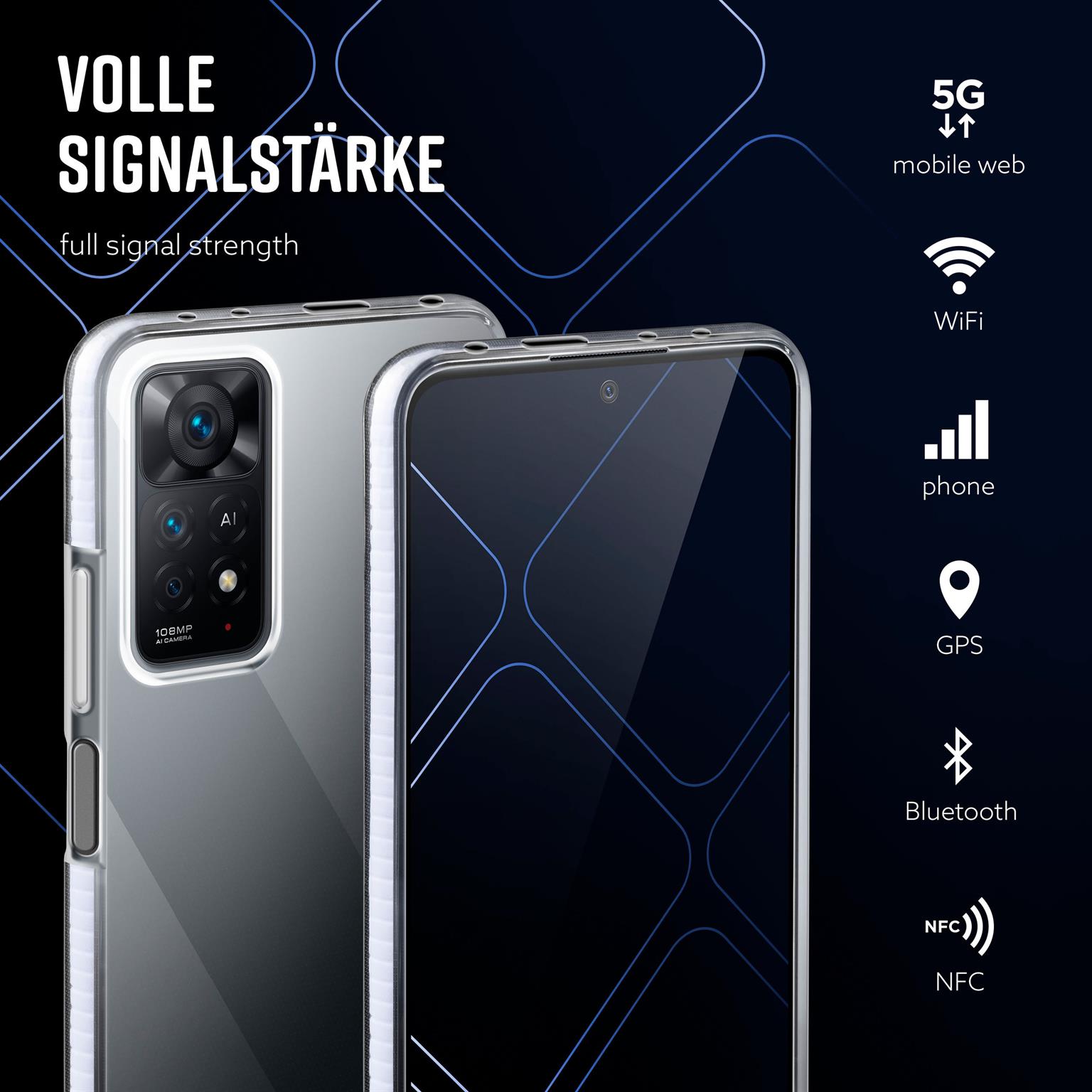 ONEFLOW Cushion Case Redmi Note 11 Pro Bumper Hülle – Weiteres Produktbild 3