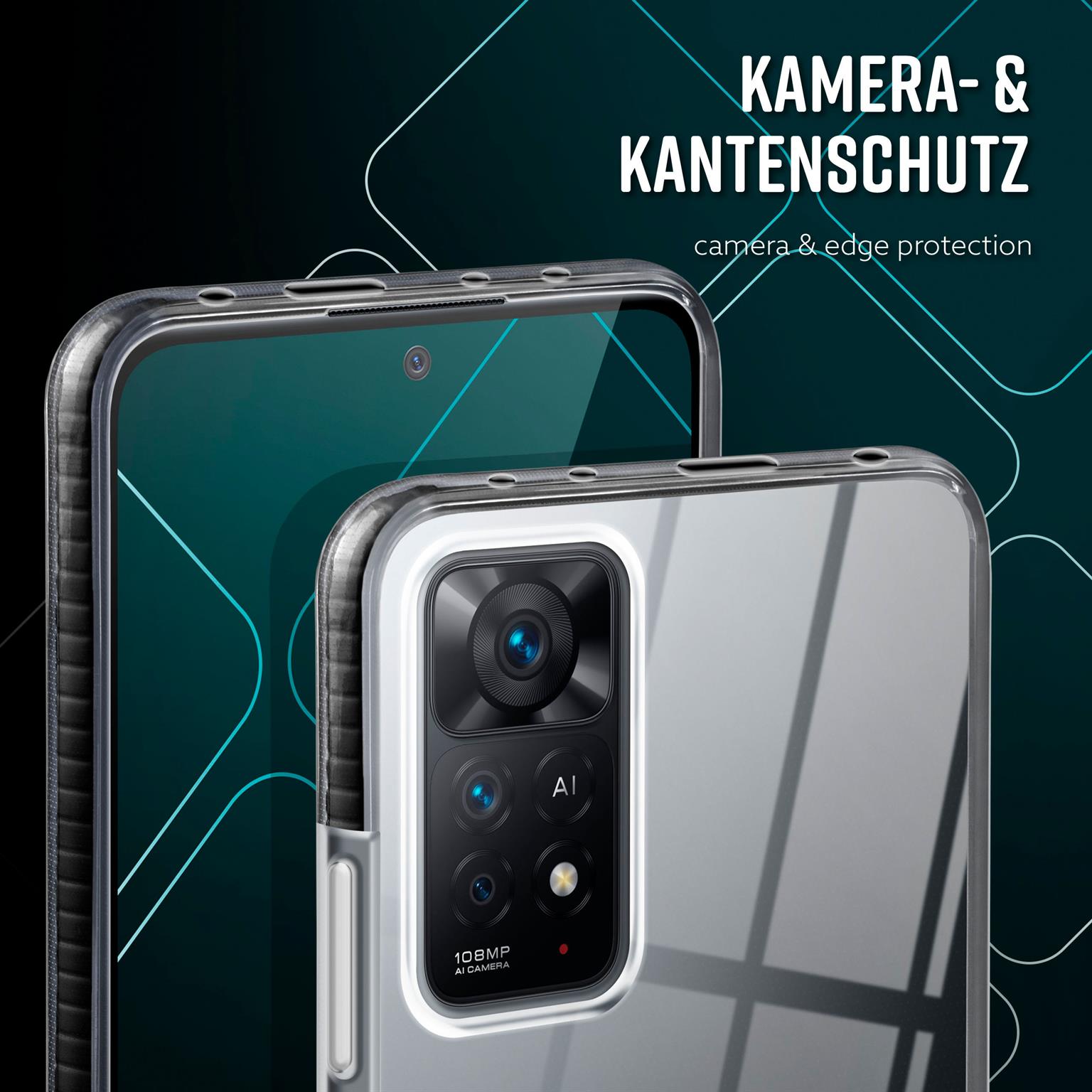 ONEFLOW Cushion Case Redmi Note 11 Pro 5G Bumper Hülle – Weiteres Produktbild 2 ONEFLOW Cushion Case Redmi Note 11 Pro 5G Bumper Hülle – Weiteres Produktbild 2