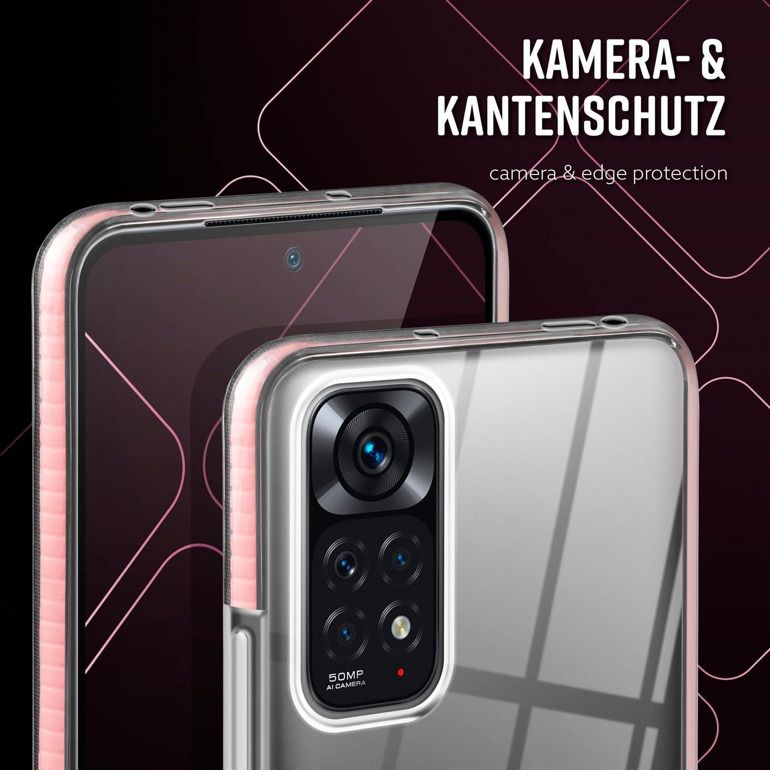 ONEFLOW Cushion Case Redmi Note 11 Bumper Hülle – Weiteres Produktbild 2 ONEFLOW Cushion Case Redmi Note 11 Bumper Hülle – Weiteres Produktbild 2