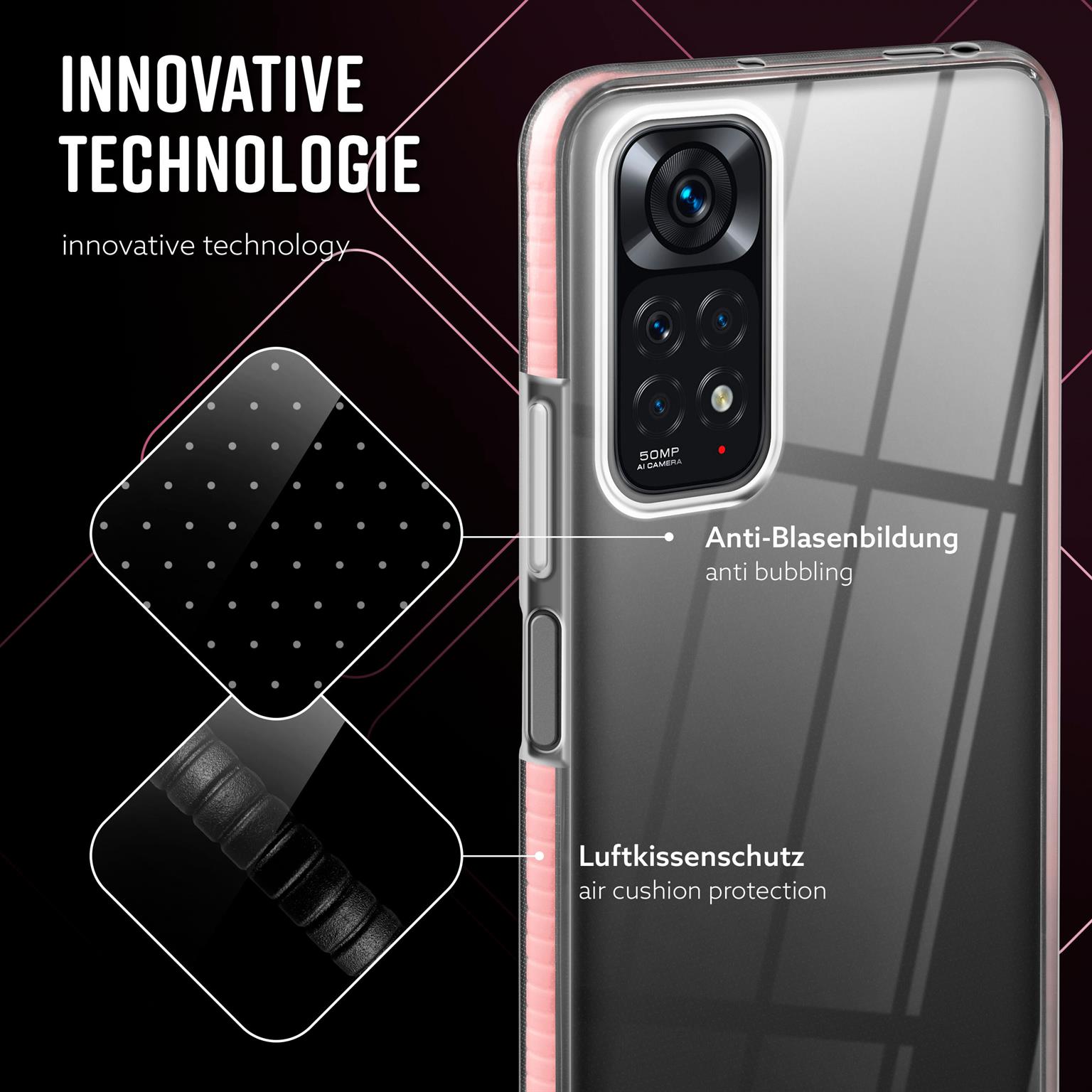ONEFLOW Cushion Case Redmi Note 11 Bumper Hülle – Weiteres Produktbild 4