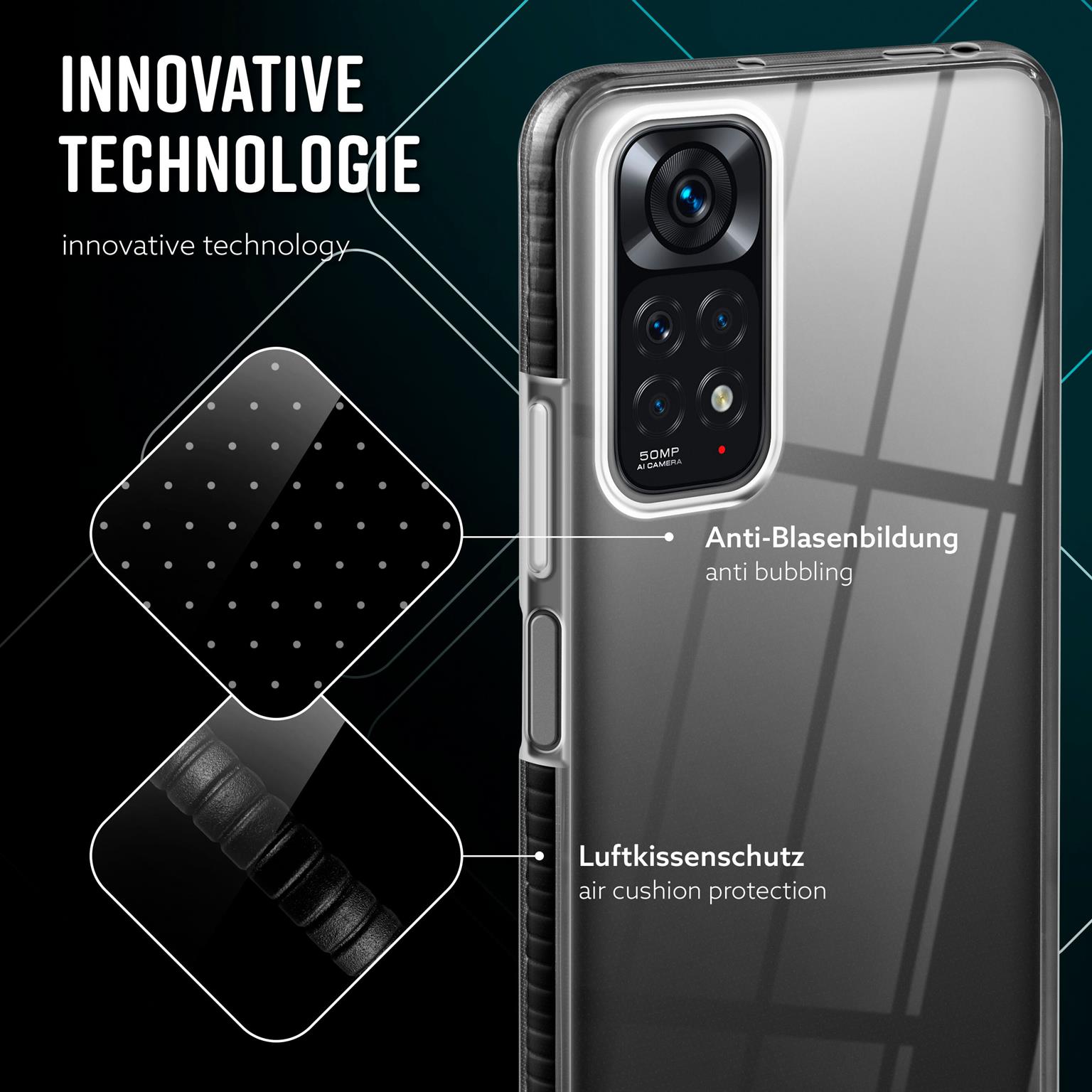 ONEFLOW Cushion Case Redmi Note 11 Bumper Hülle – Weiteres Produktbild 4