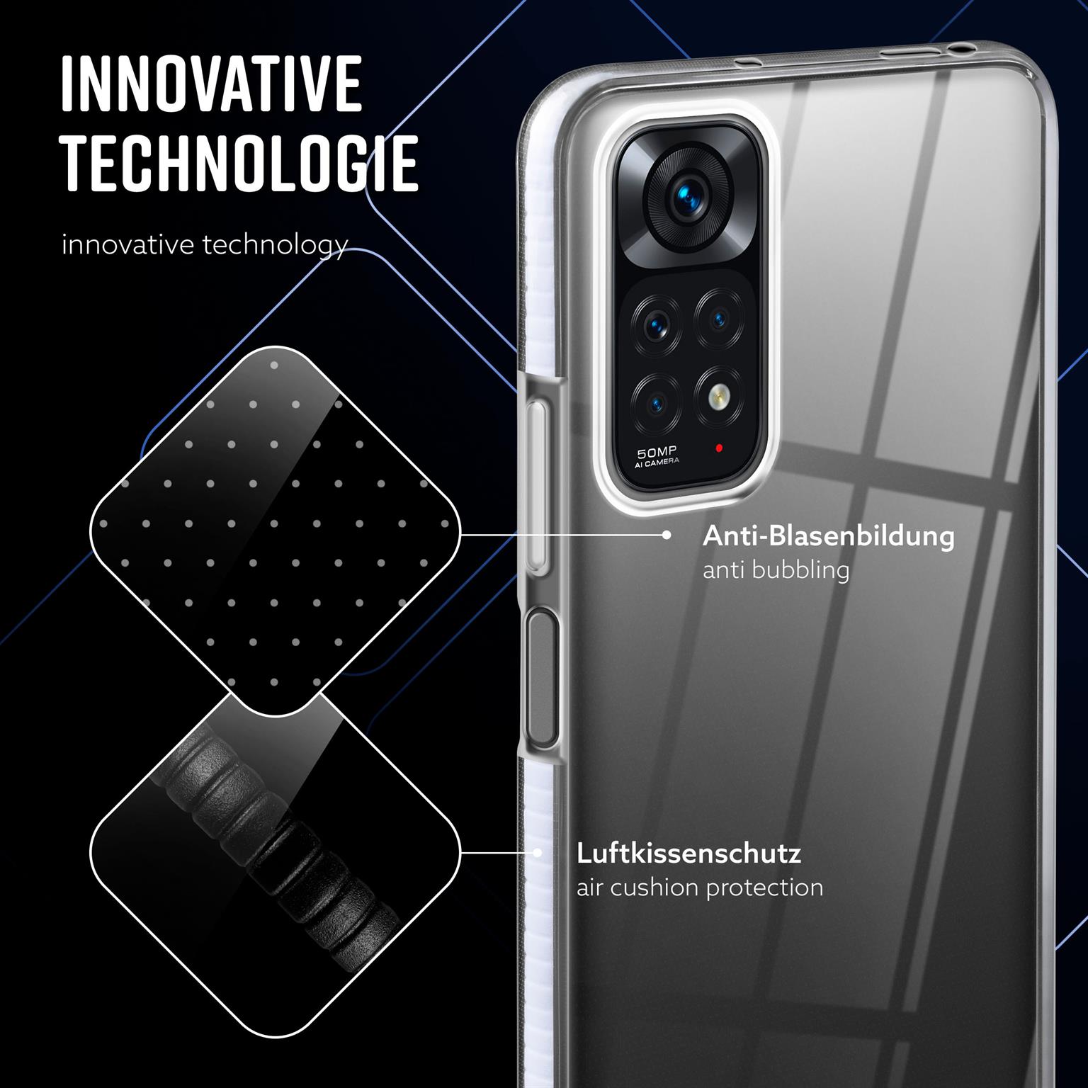 ONEFLOW Cushion Case Redmi Note 11 Bumper Hülle – Weiteres Produktbild 4