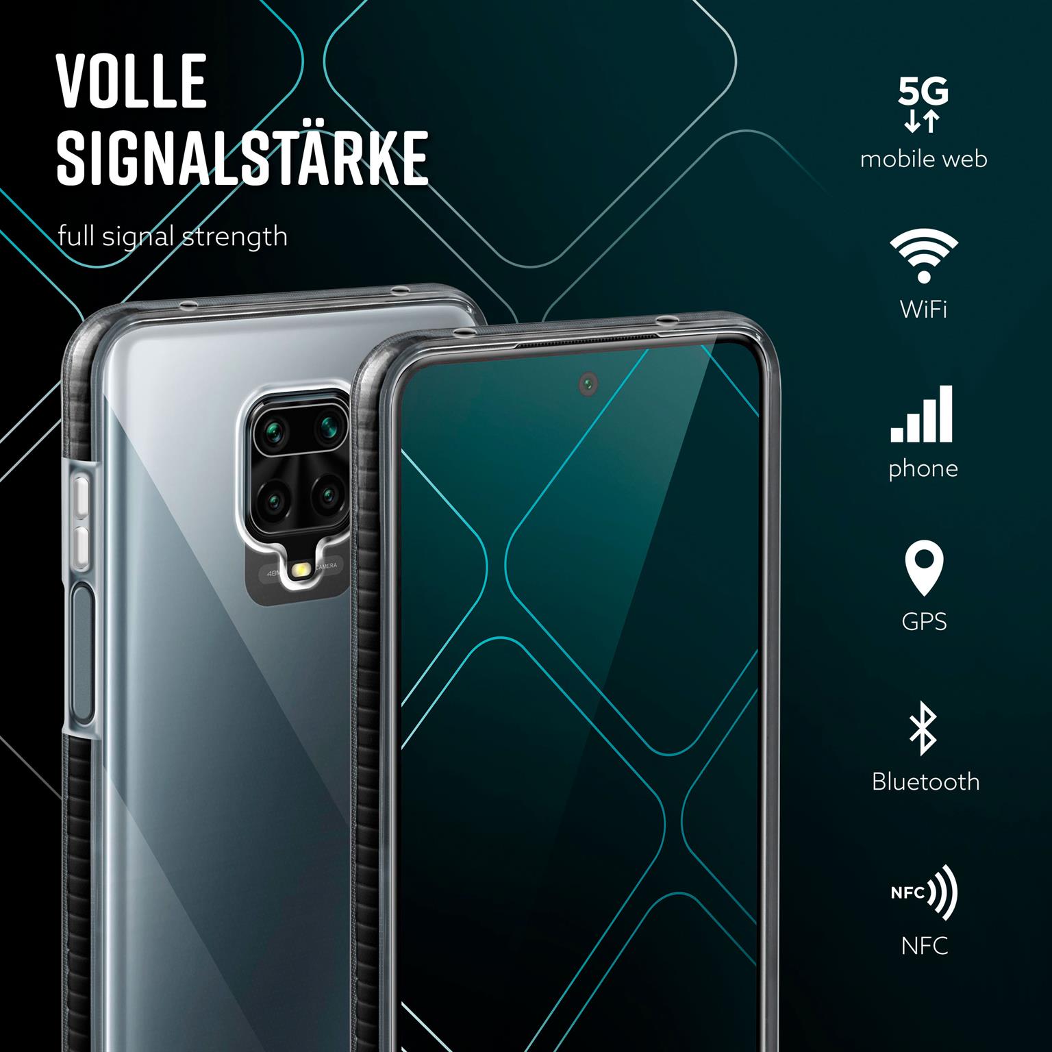 ONEFLOW Cushion Case Redmi Note 9 Pro Bumper Hülle – Weiteres Produktbild 3