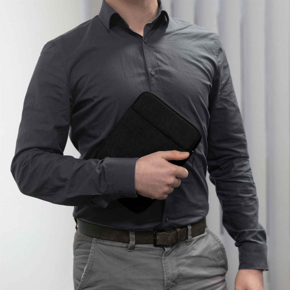 moex Dash Case für iPad mini (6. Generation - 2021) – Sleeve Tablet Tasche mit Zubehörfach und Reißverschluss – Weiteres Produktbild 4