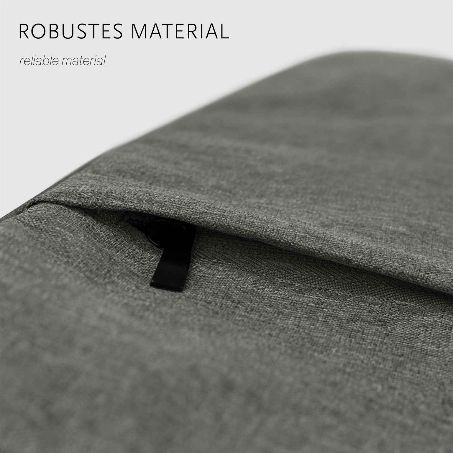 moex Custodia per tablet Doogee T30 Max con cerniera e scomparto per accessori, in nylon tessuto morbido imbottito, custodia protettiva minimalista moex Custodia per tablet Doogee T30 Max con cerniera e scomparto per accessori, in nylon tessuto morbido imbottito, custodia protettiva minimalista