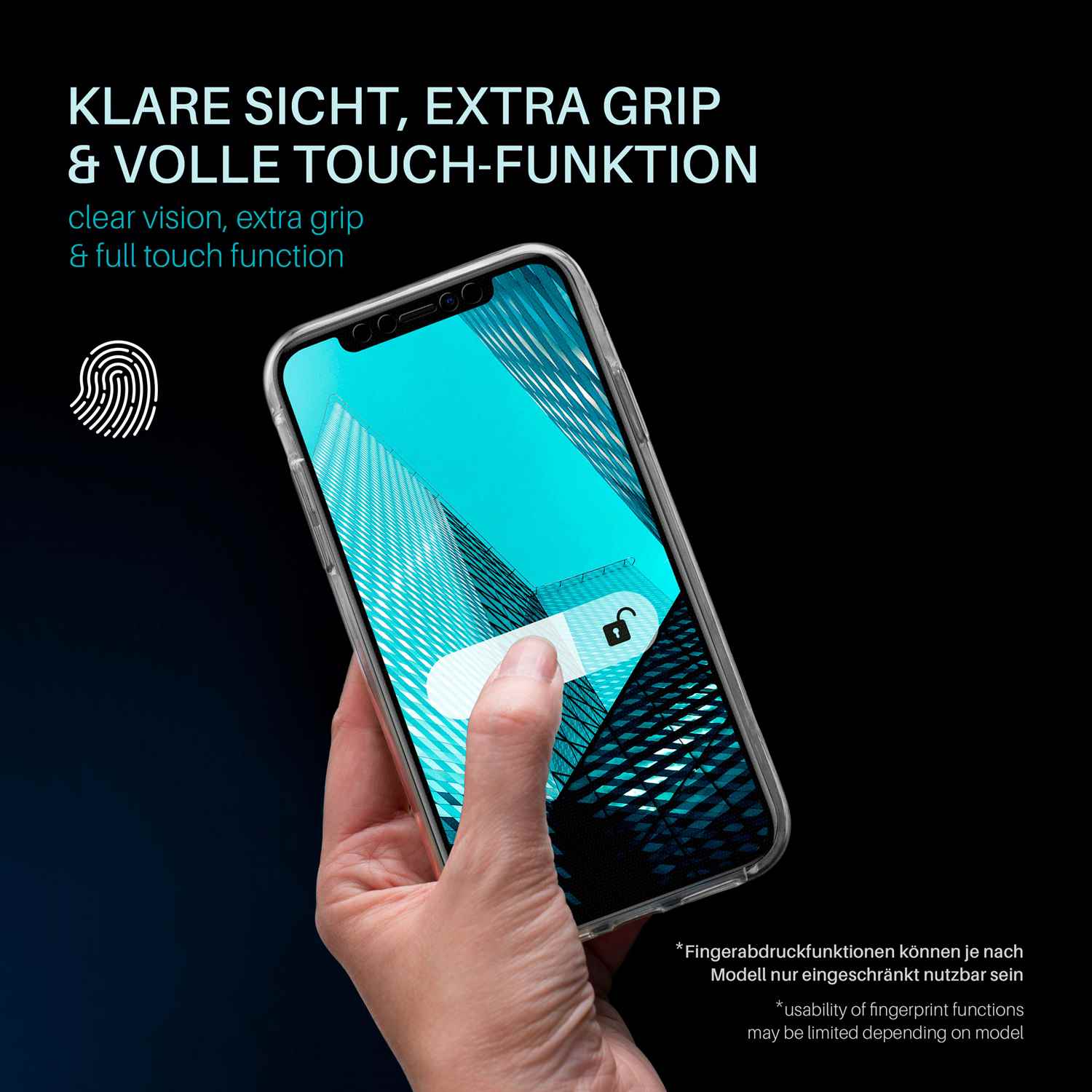 moex Double Case iPhone 11 Pro Silikon 360 Grad Schutz – Weiteres Produktbild 4 moex Double Case iPhone 11 Pro Silikon 360 Grad Schutz – Weiteres Produktbild 4