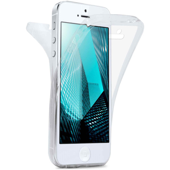 moex Double Case iPhone 5 Silikon 360 Grad Schutz – Weiteres Produktbild 1