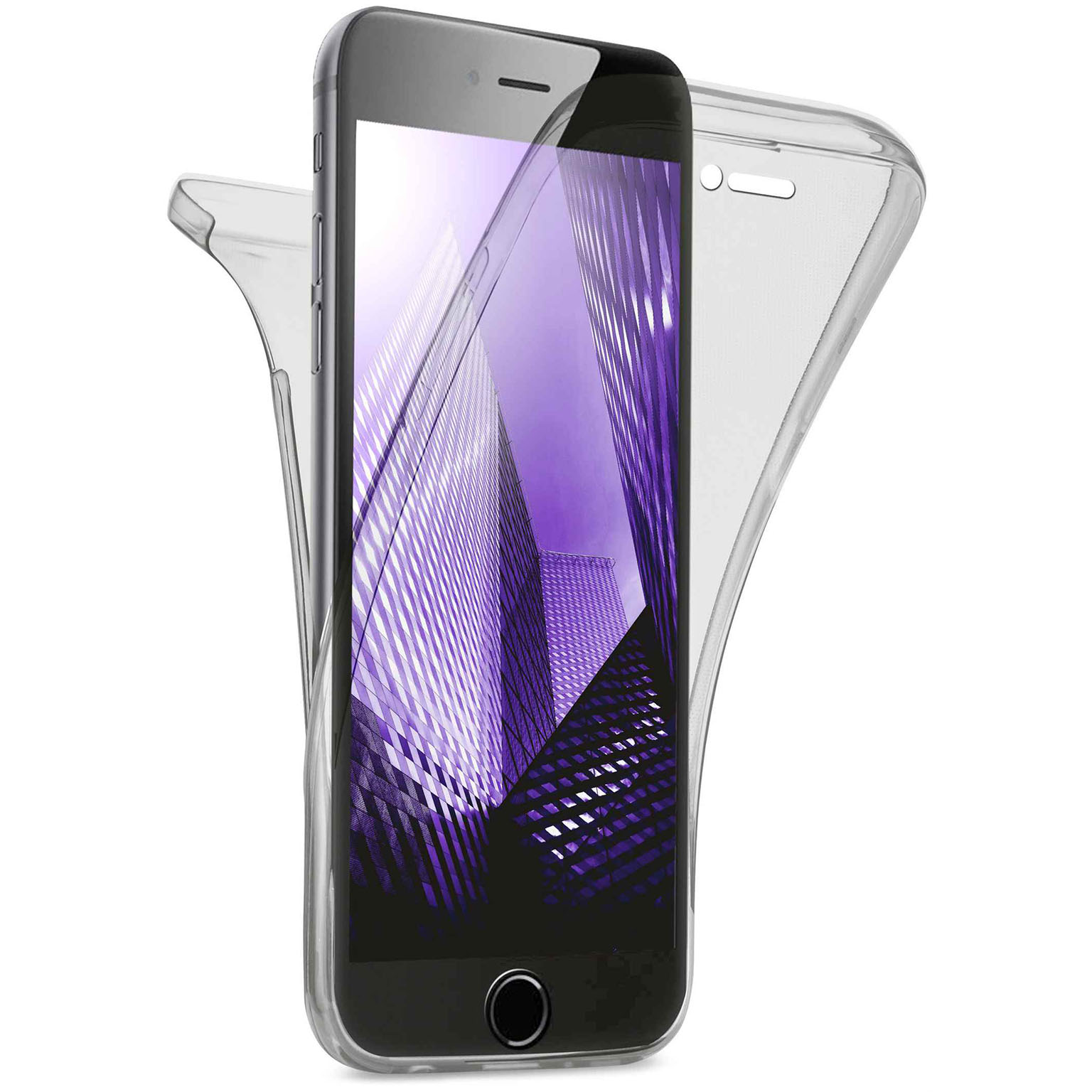 moex Double Case iPhone 6 Silikon 360 Grad Schutz – Anthracite