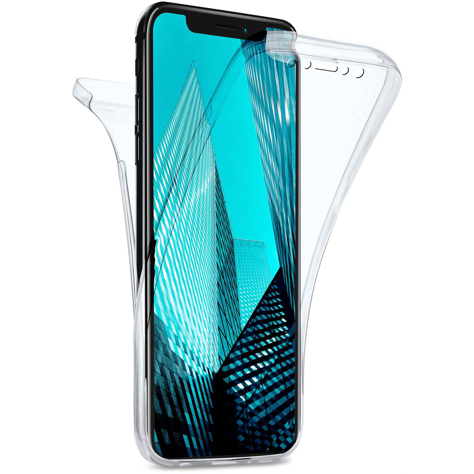 moex Double Case iPhone XS Max Silikon 360 Grad Schutz – undefined
