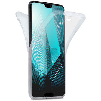 moex Double Case Huawei P20 Lite Silikon 360 Grad Schutz – Crystal