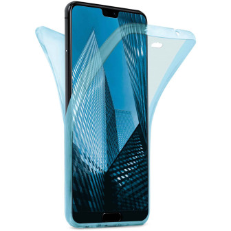 moex moex Double Case Huawei P20 Pro Silikon 360 Grad Schutz – Aqua