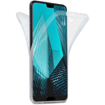 moex Double Case Huawei P20 Pro Silikon 360 Grad Schutz – Crystal